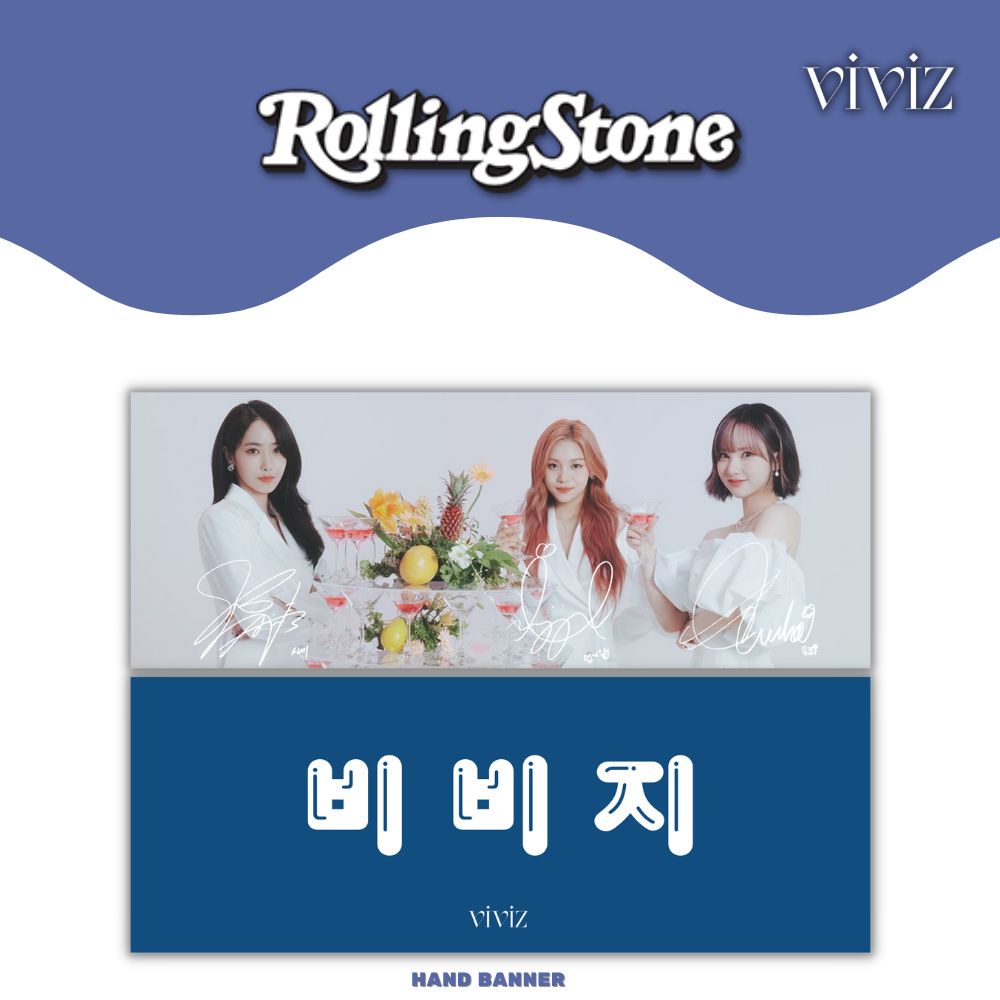 HAND BANNER VIVIZ ROLLING STONE 2022 UNOFFICIAL READY STOCK