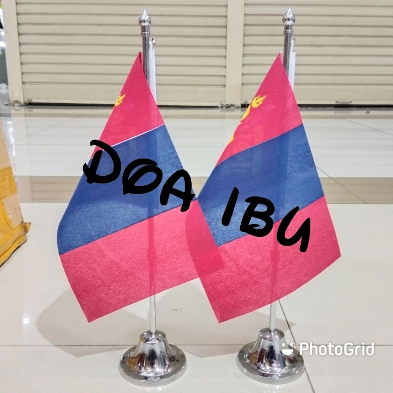 

best seller tiang stenlis meja+bendera MONGOLIA ready stock