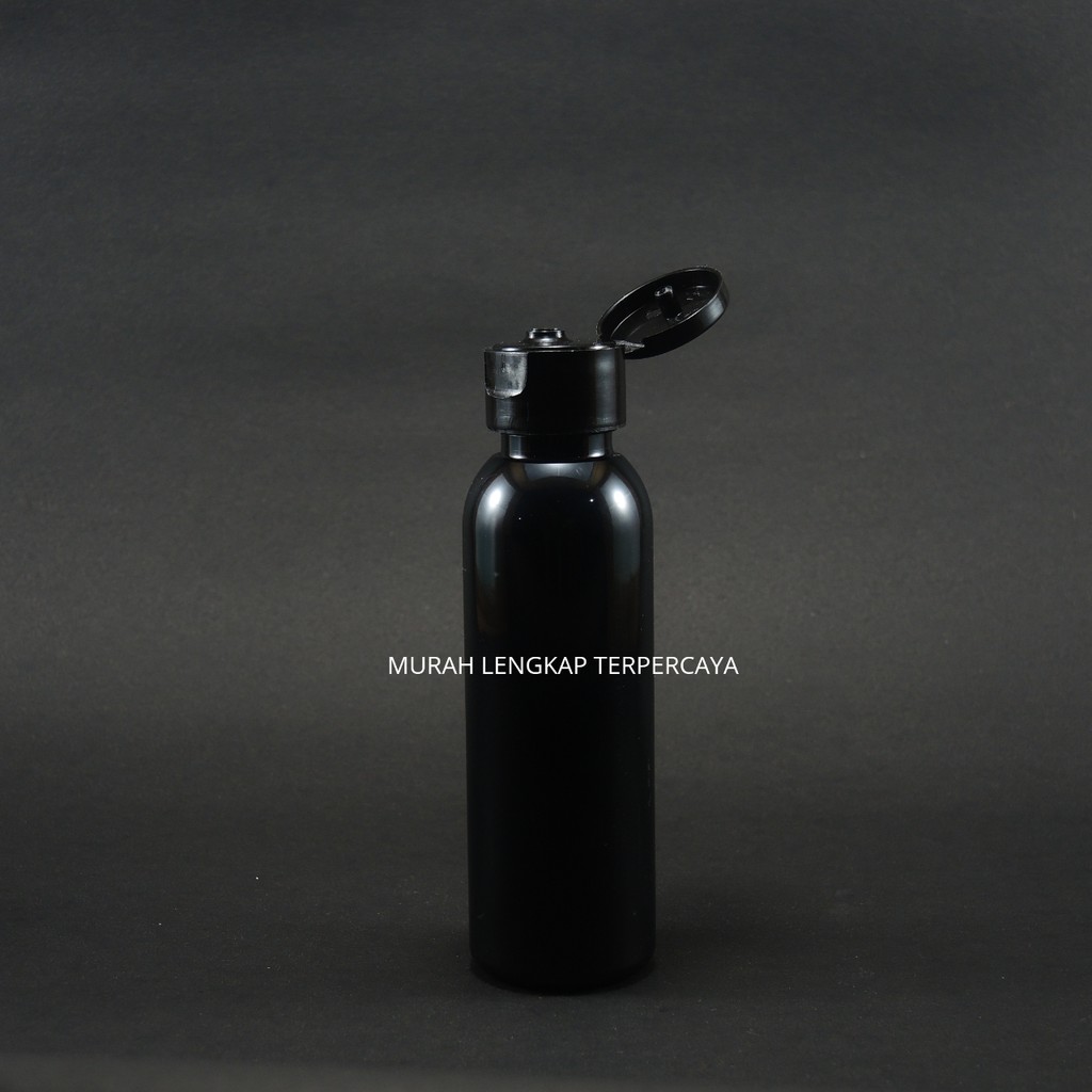 BOTOL 100 ML FLIPTOP FULL HITAM