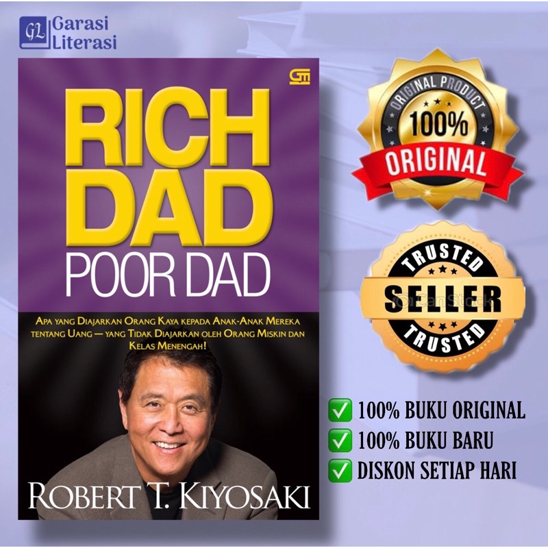 Buku Rich Dad Poor Dad By Robert T Kiyosaki Original Shopee Indonesia