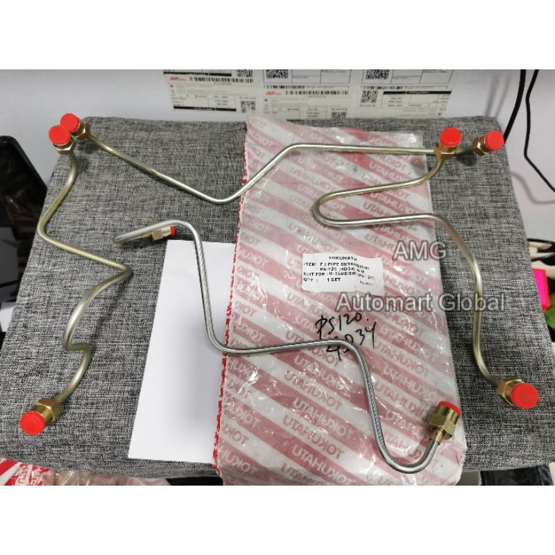 pipa nozzle injeksi mitsubishi ps120 4d34 set 4pc