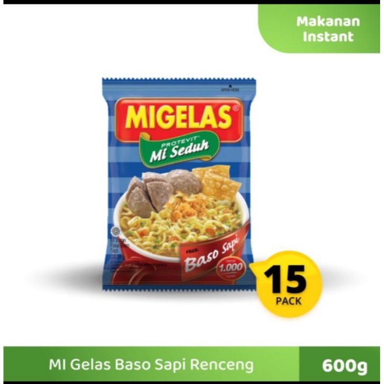 

Mie gelas rasa baso sapi 1 renceng 15 pcs kemasan 28gr