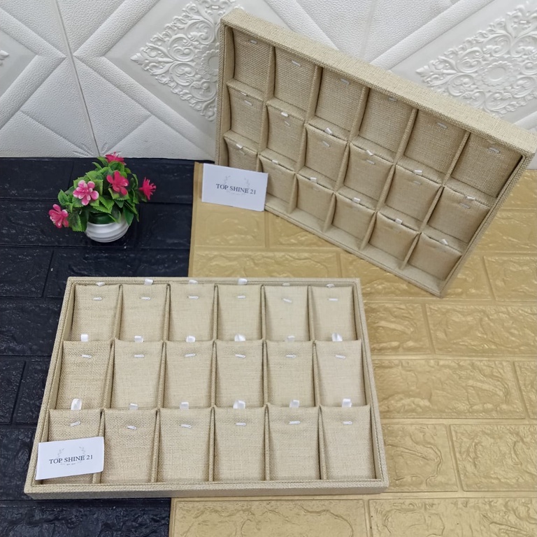 Tempat Display Kalung Liontin Toko Emas/Tempat Kalung Liontin Canvas