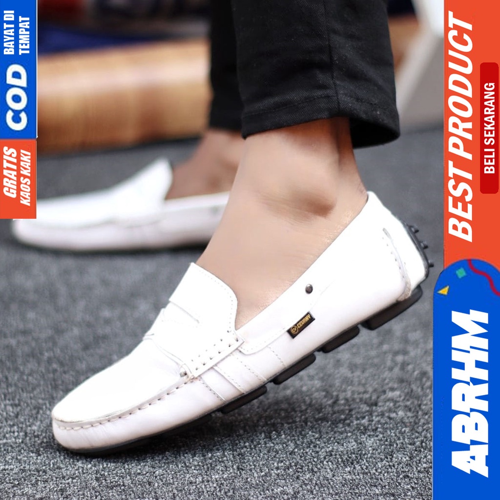 Abrhm Velas - Sepatu Formal Pria Pantofel Kulit Asli