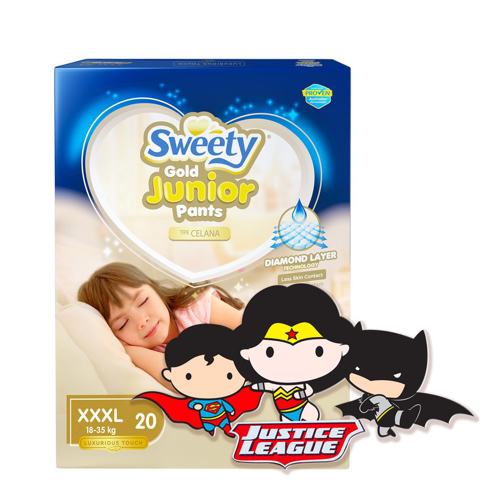 SWEETY JUNIOR NIGHT PANTS XXXL20 - POPOK CELANA