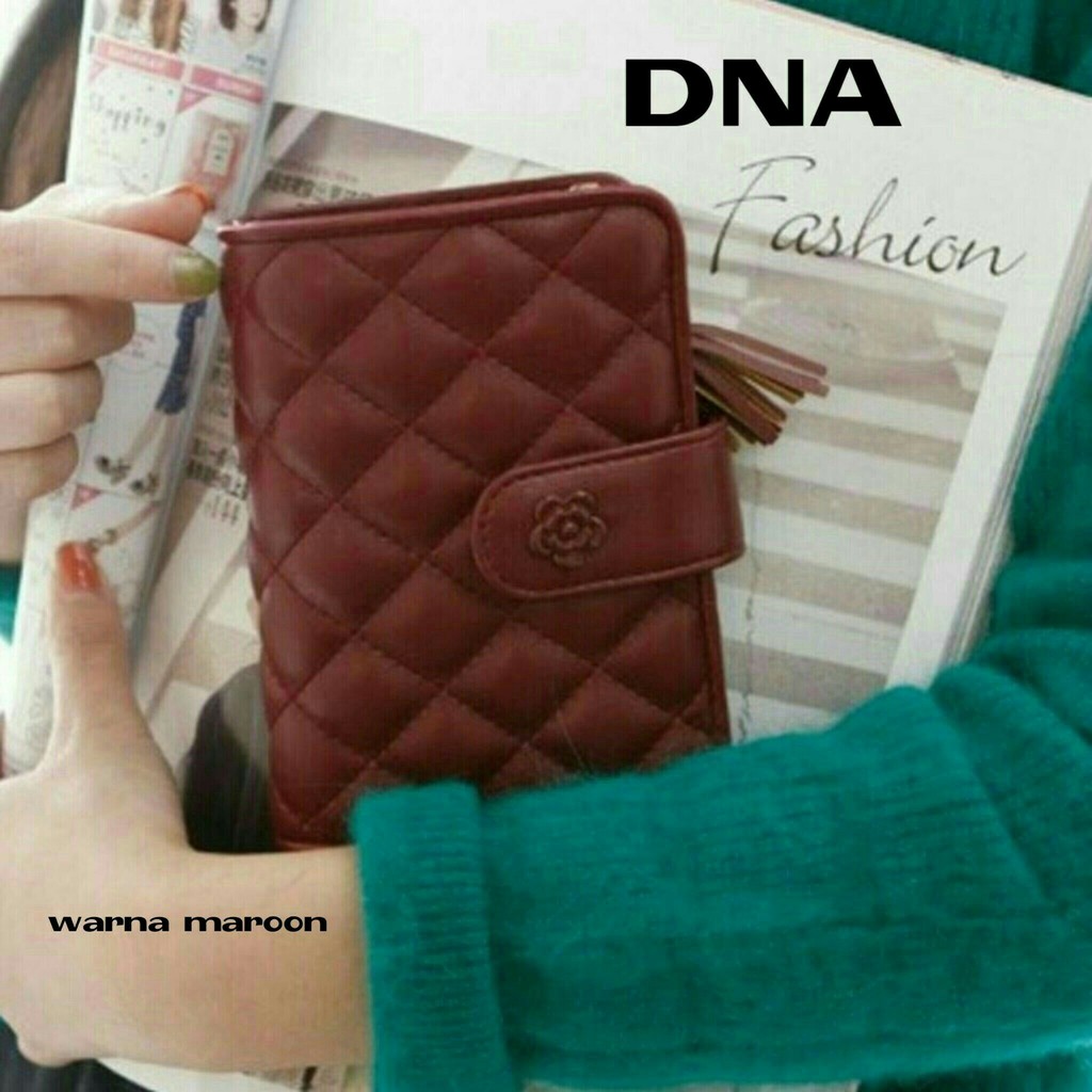 Promo Dompet Wanita Lucu Elegan Bahan Taiga Ukuran 20x20 Warna Ungu Tosca Biru Hitam Fanta Murah