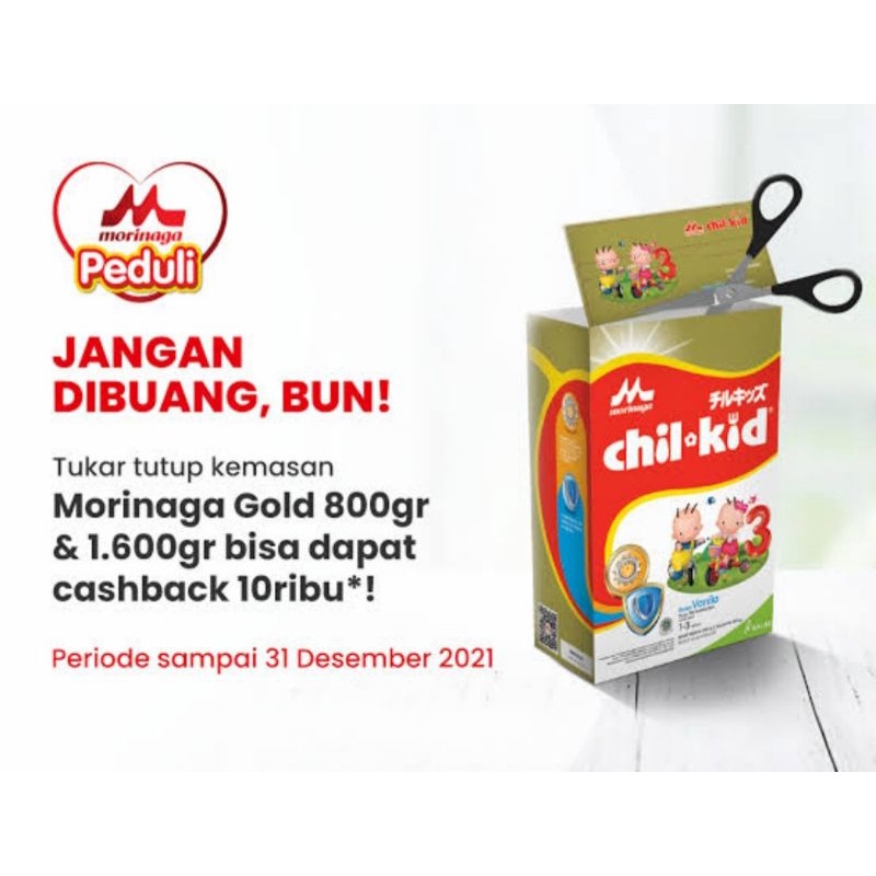 Chilkid Chilschool 1600 gr Morinaga peduli