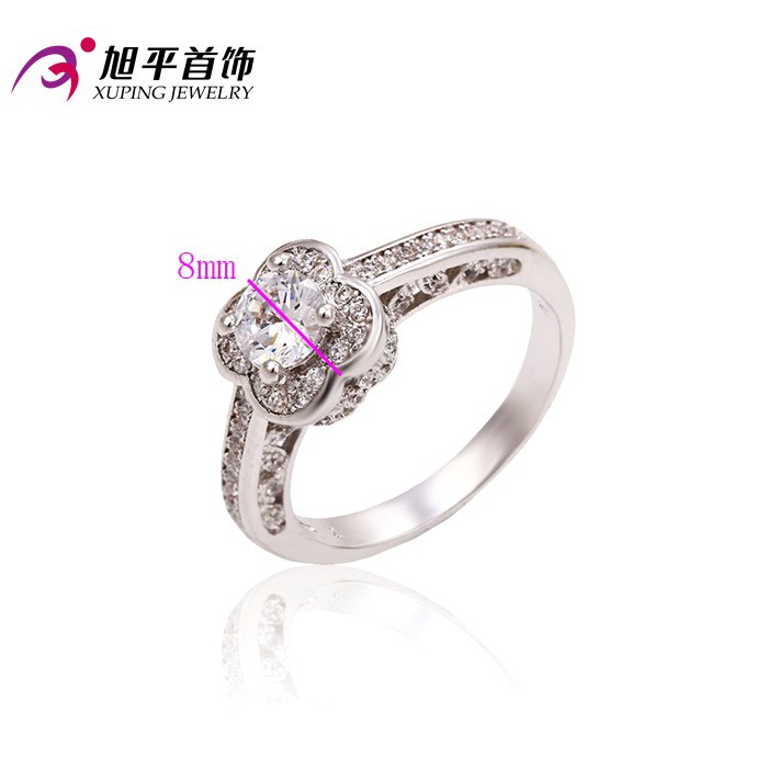 Cincin CX103 Rhodium Color Size 9 & 10