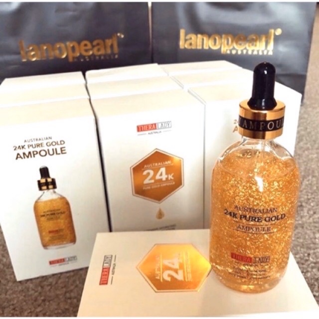 Australian  24K pure gold ampoule