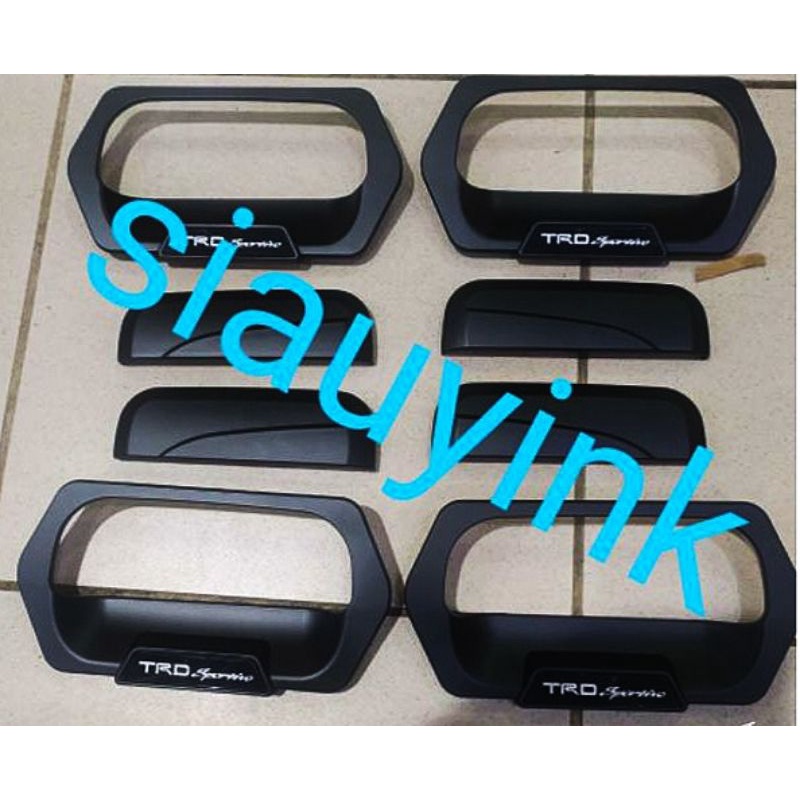 Paket Outer handle mobil Avanza/Xenia VVTI 2004-2011 TRD Hitam Dop