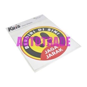 

KRIS STIKER LANTAI BERDIRI DISINI JAGA JARAK SIGN LABEL ANODIZED