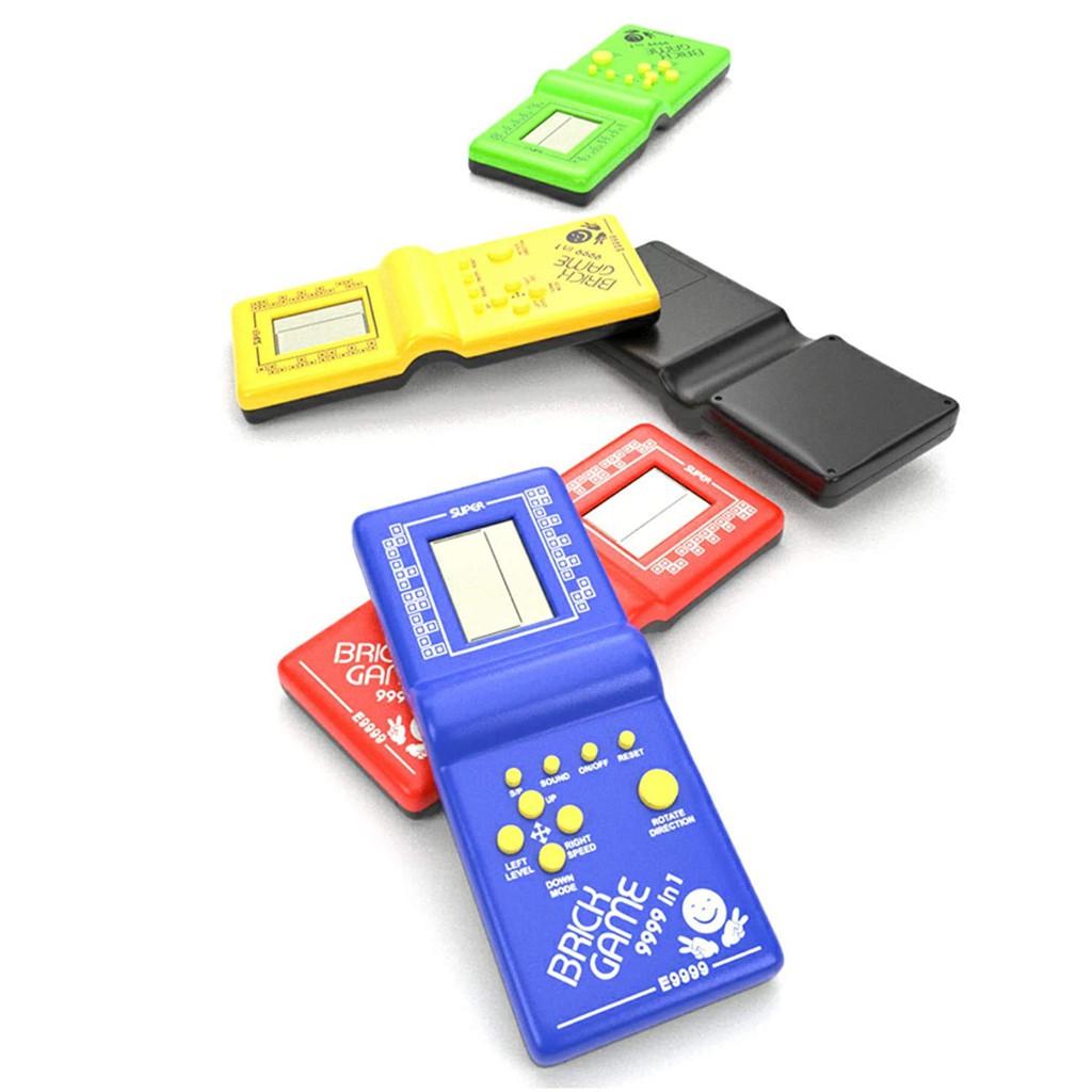 Mainan Anak Mainan Jadul Gameboy Tetris 9999 In 1 Gamebot Brick Game Gimbot Tetris Gembot Permainan 90an-5