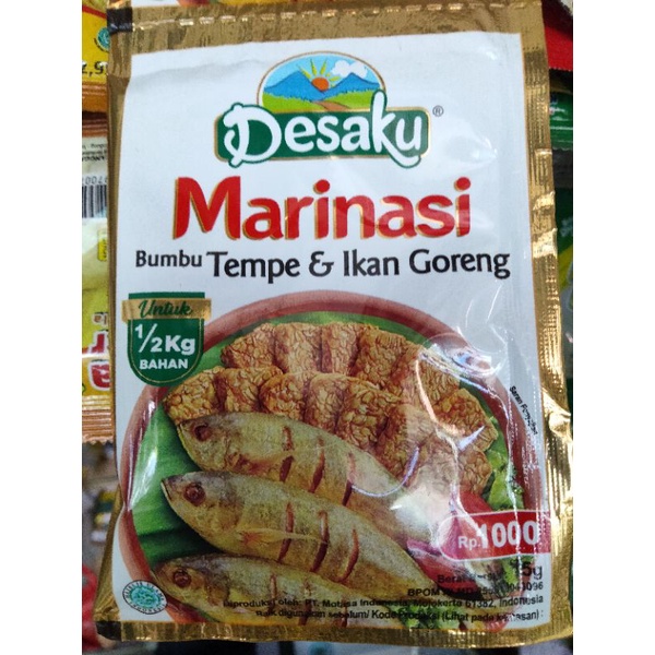 

DESAKU MARINASI BUMBU TEMPE DAN IKAN GORENG 15gr