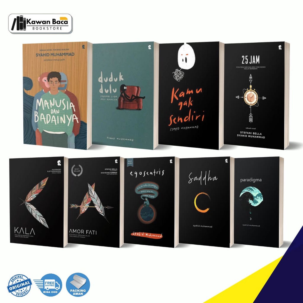 Manusia dan Badainya - Koleksi Novel Syahid Muhammad ( Duduk Dulu , Kamu Gak Sendiri , Kala , Amor F