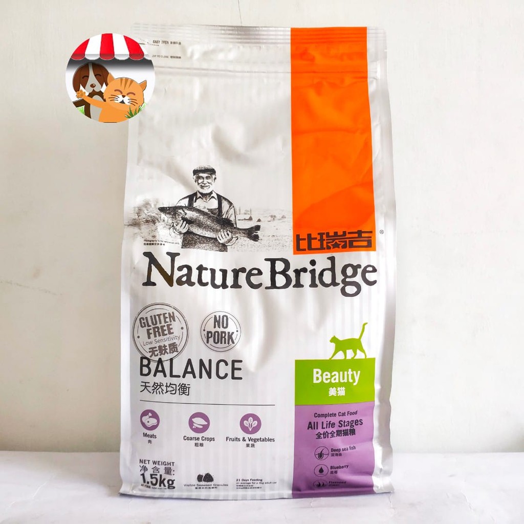 Nature Bridge Beauty Cat Food For All Stages 1.5kg - Makanan Kucing