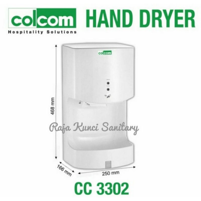 Hand Dyer Automatic/Otomatis/COLCOM CC 3302/Pengering Tangan