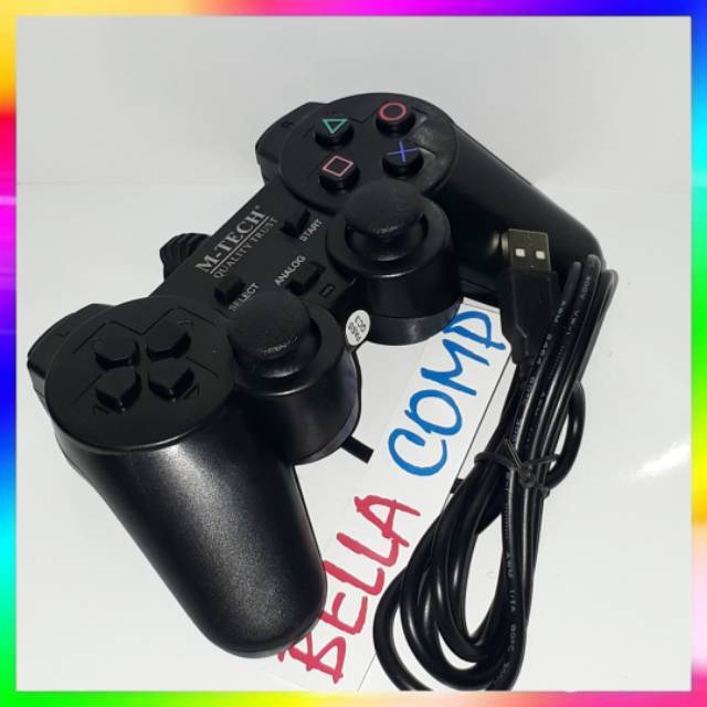 Stick stik PS Single Hitam M-tech Gamepad - USB