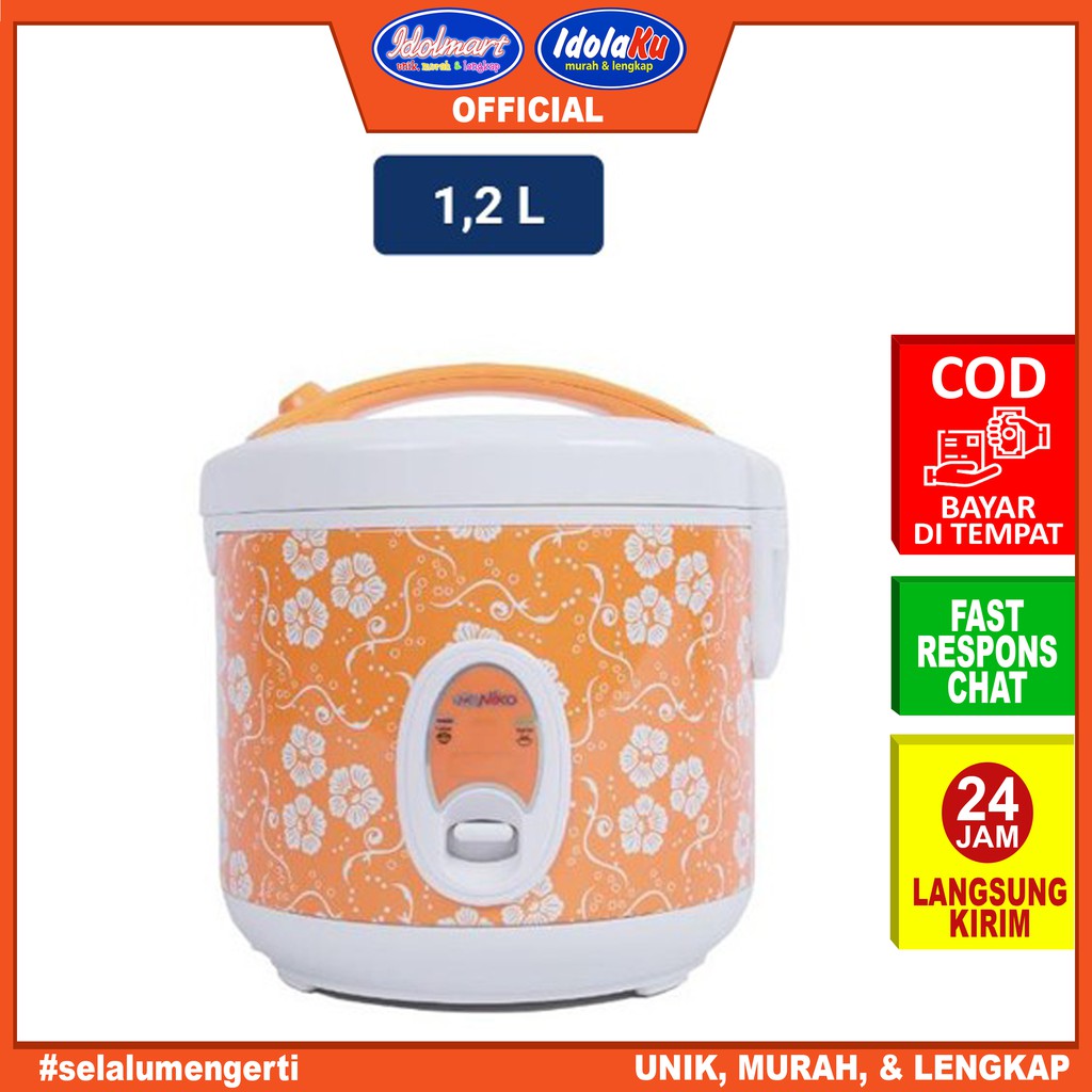 IDOLMART Rice Cooker Niko RC-12 Kapsitas 1.2 lt Niko Semarang