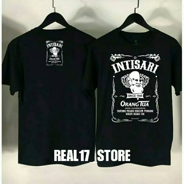 Kaos baju t-shirt orang tua intisari