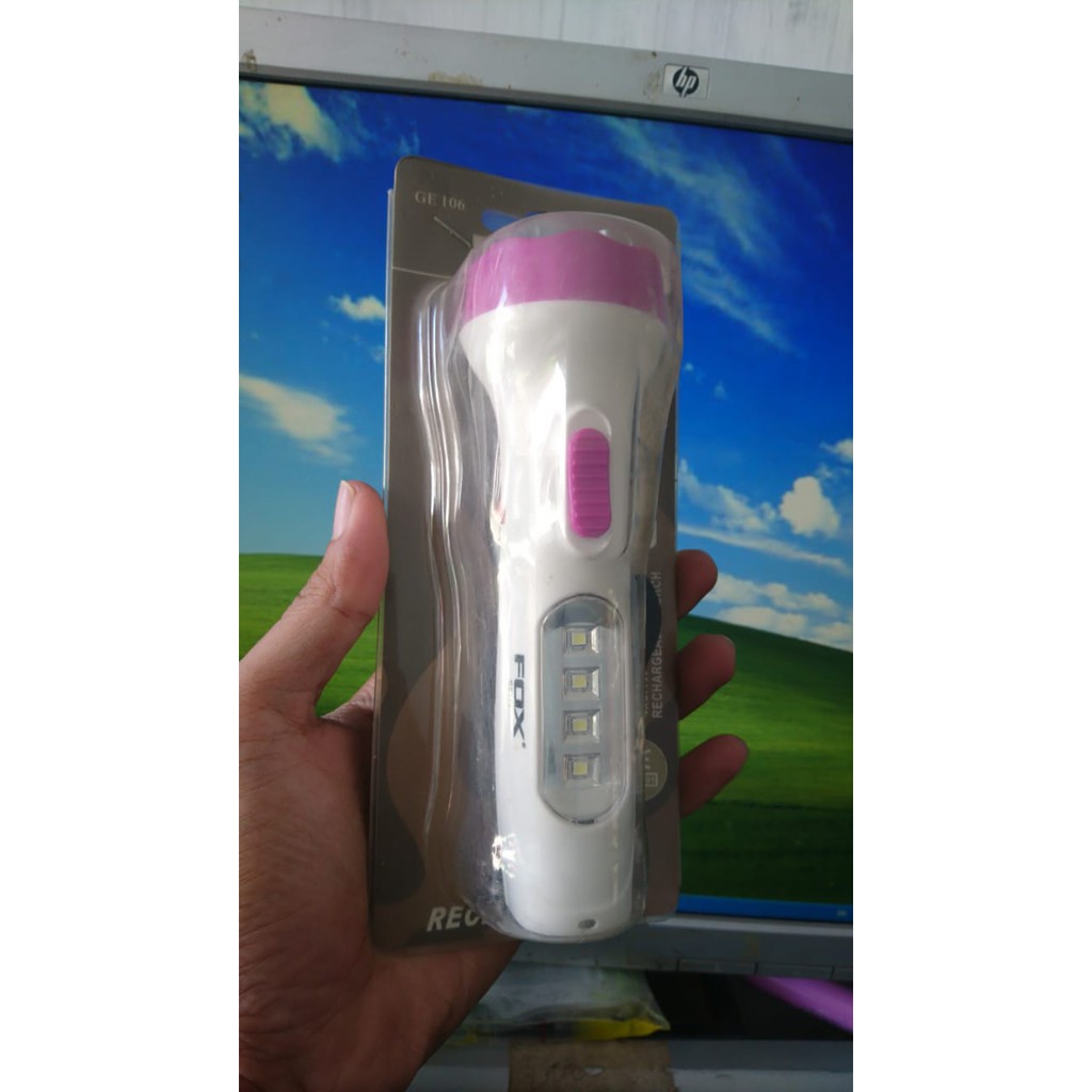 SENTER LED RECHARABLE FOX GE106
