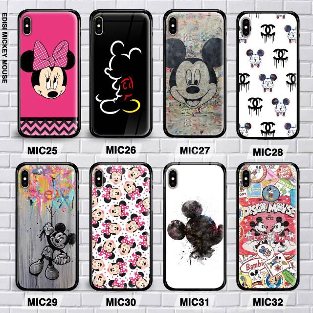 CUSTOM CASE MICKEY MOUSE SAMSUNG A10S/A20S/A21S/A30S/A50S/A70S/M10S/M30S/S20 FE PREMIUM GLASS CASE