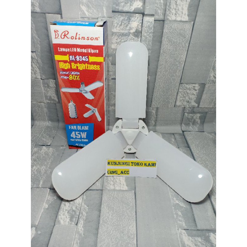 Bohlam LED Model Kipas Lampu Rolinson RL-9345 45Watt