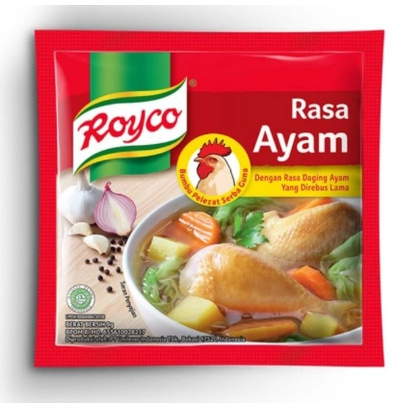 

Royco Bumbu Penyedap Rasa Ayam 8gr isi 12 pcs