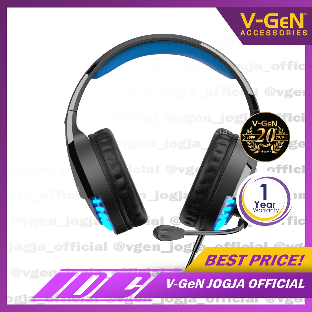 Headset Gaming V-GeN VHD1-01 HIFI Sound VGEN