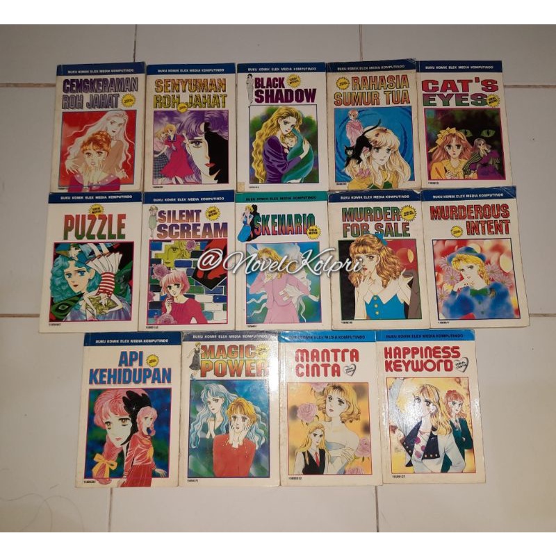 Paket Komik 14 Buku Serial Misteri Chikako Kikukawa