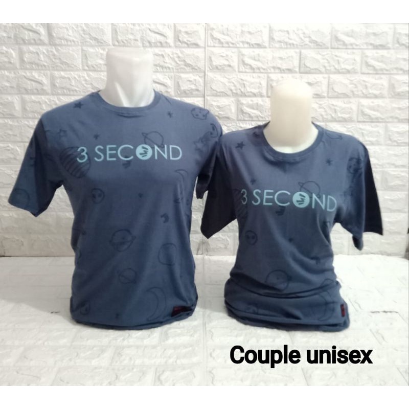 KAOS CEWEK THREE SECOND 3SECOND