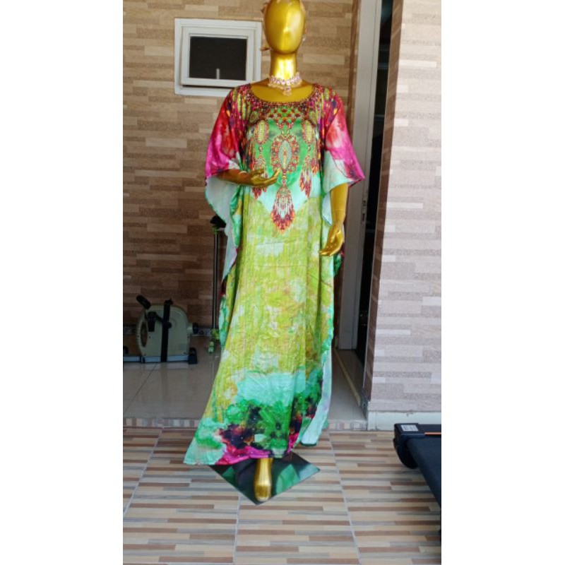 promo kaftan silk sutra baju muslim fashion batik adem