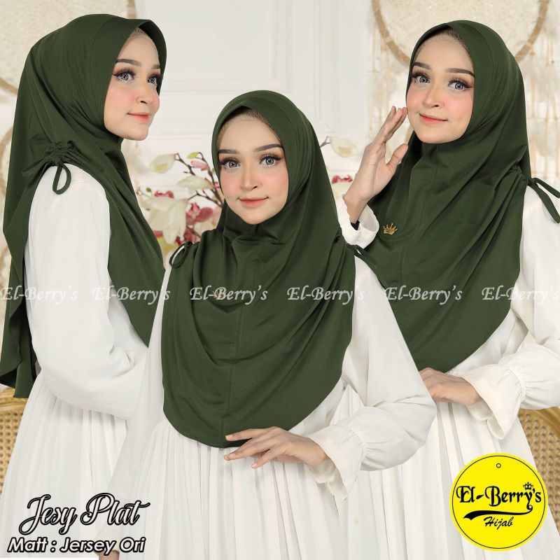 HIJAB INSTAN JESY PLAT/ BERGO BY EL-BERRYS