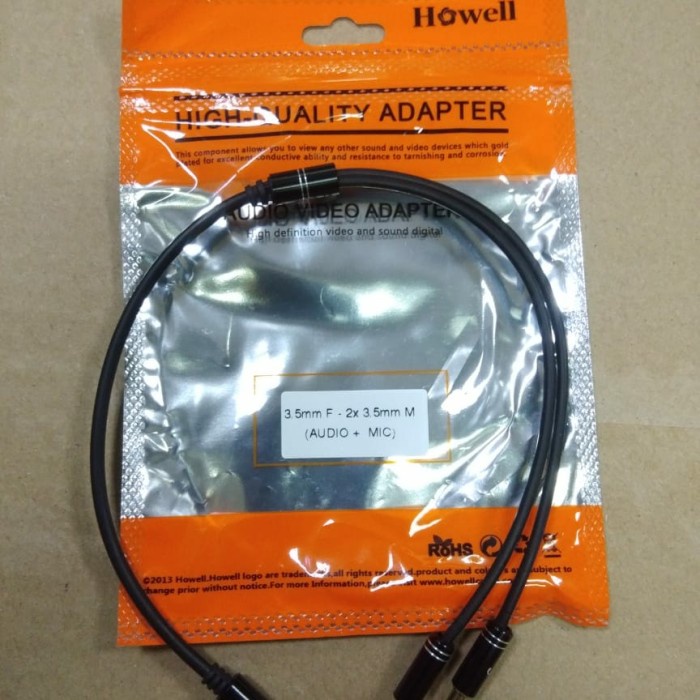 Kabel Splitter Mic Speaker Male To Female