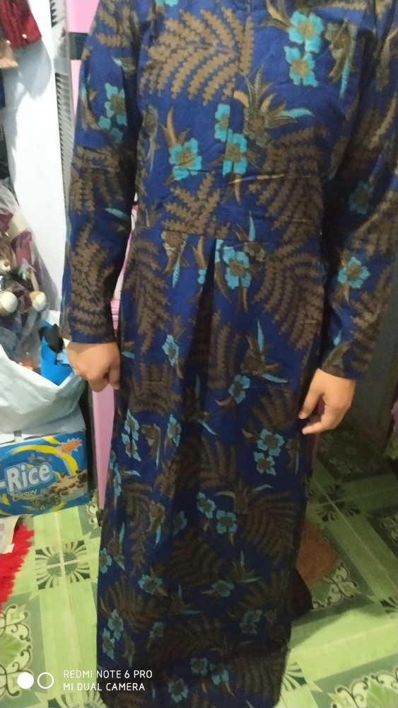 Ms Gamis Batik Sriwedari Maxi Bumil/busui Katun Sogan Allsize & Jumbo Cod Gamis Batik Murah