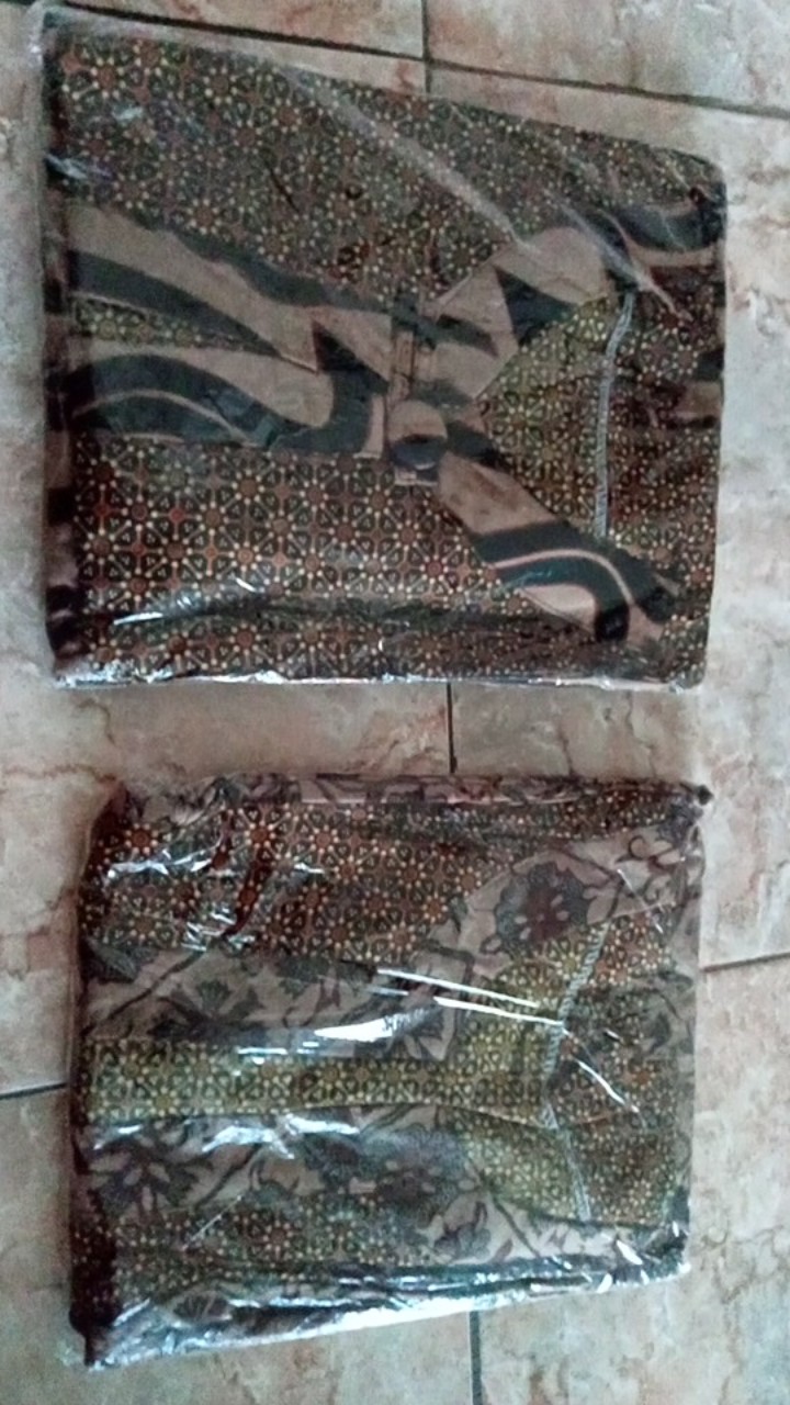 Gamis Bolero Genes 2in1 Lepasan Batik Modern Long Dress Muslim