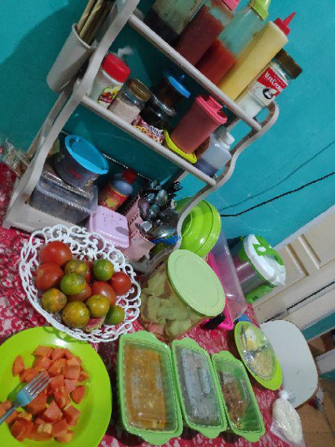 3 Susun Rak Bumbu Dapur Serbaguna