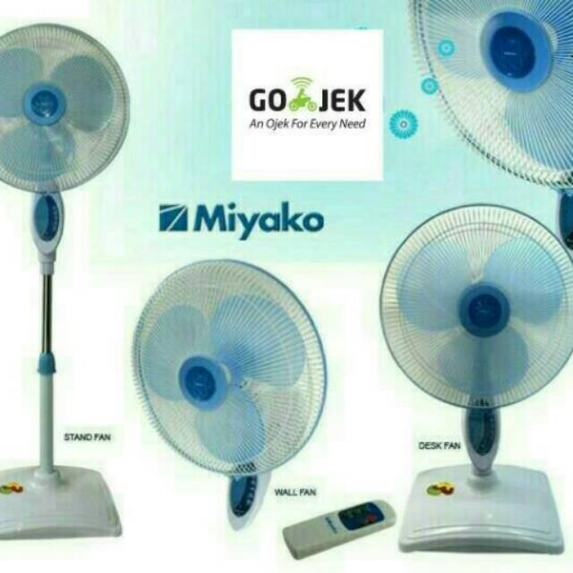 KIPAS ANGIN MIYAKO 3 IN 1 REMOTE