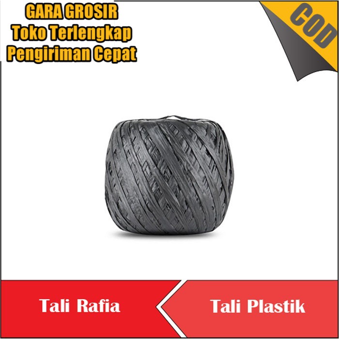 

Tali Rafia Rapia Plastik Roll Besar Kuat Tahan Lama Hitam