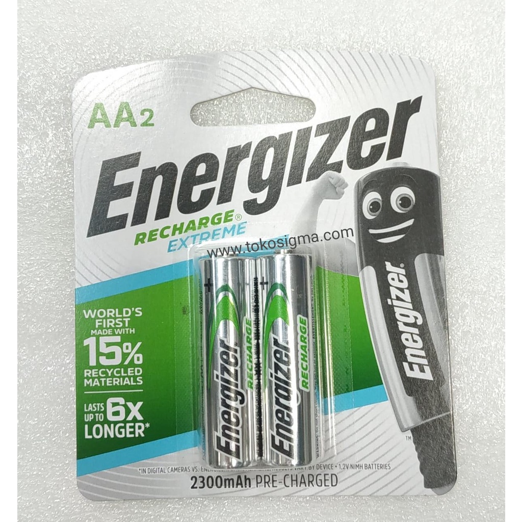 BATERAI ISI ULANG ENERGIZER RECHARGE BATT NiMH AA 2300mah