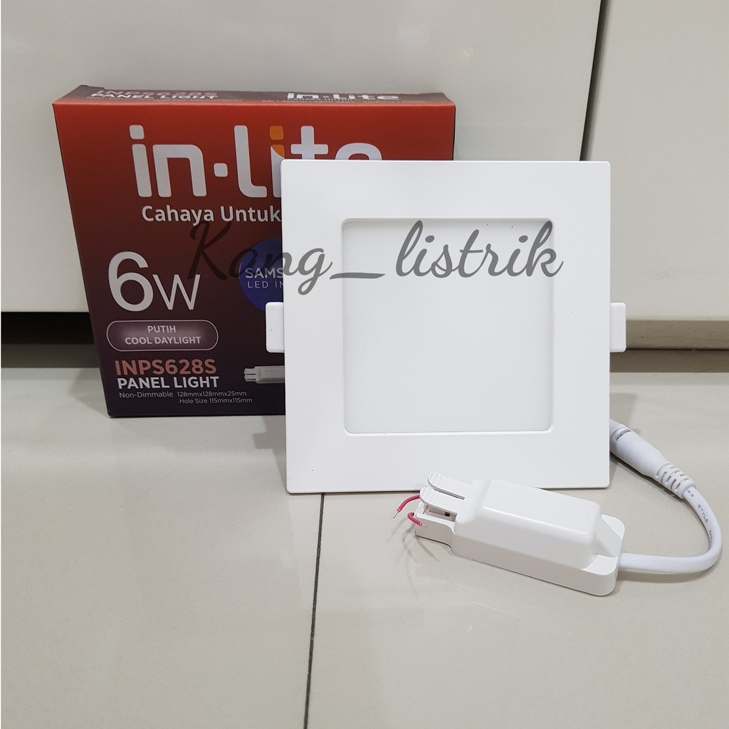 Downlight Panel Inlite 6Watt IB KOTAK INPS628S