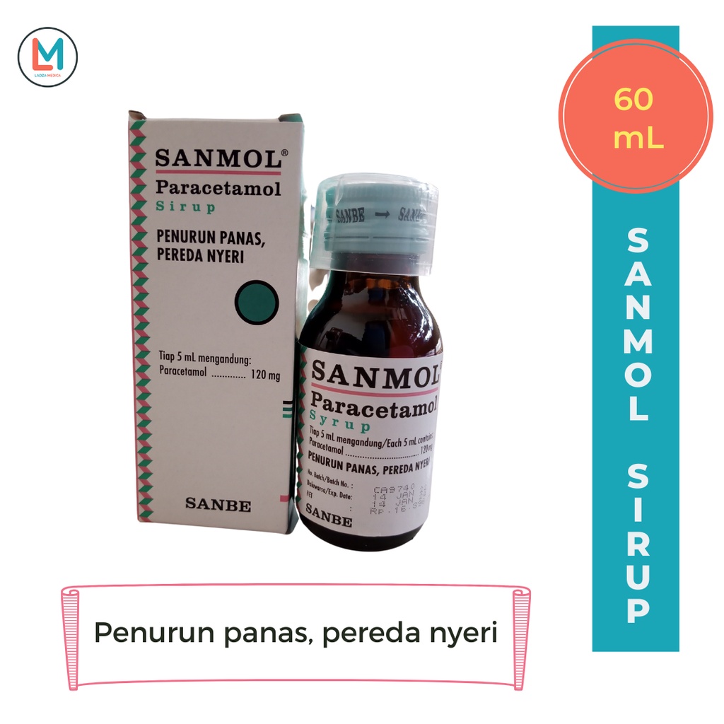 Jual Sanmol Syrup Ml Obat Nyeri Demam Shopee Indonesia