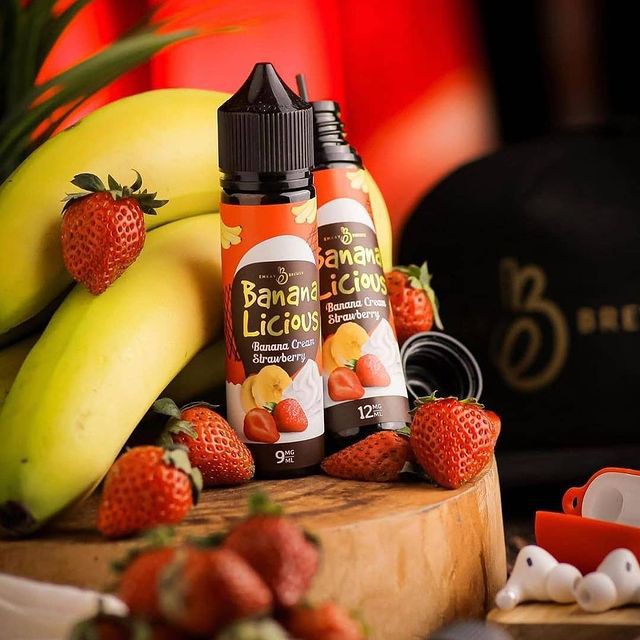 Jual Liquid Banana Licious High Nic 60ml 9mg 12mg Shopee Indonesia