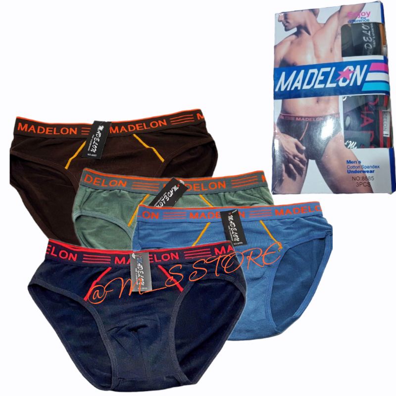 3 PCS CELANA DALAM BOXER PRIA MADELON | CELANA DALAM SEGITIGA |MADELON