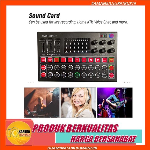 Mixer - Soundcard - USB Sound Card Live Broadcast Recording - MOOER M9