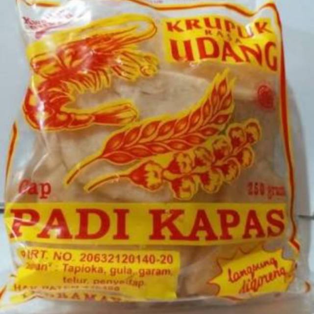 

Kerupuk udang padi kapas
