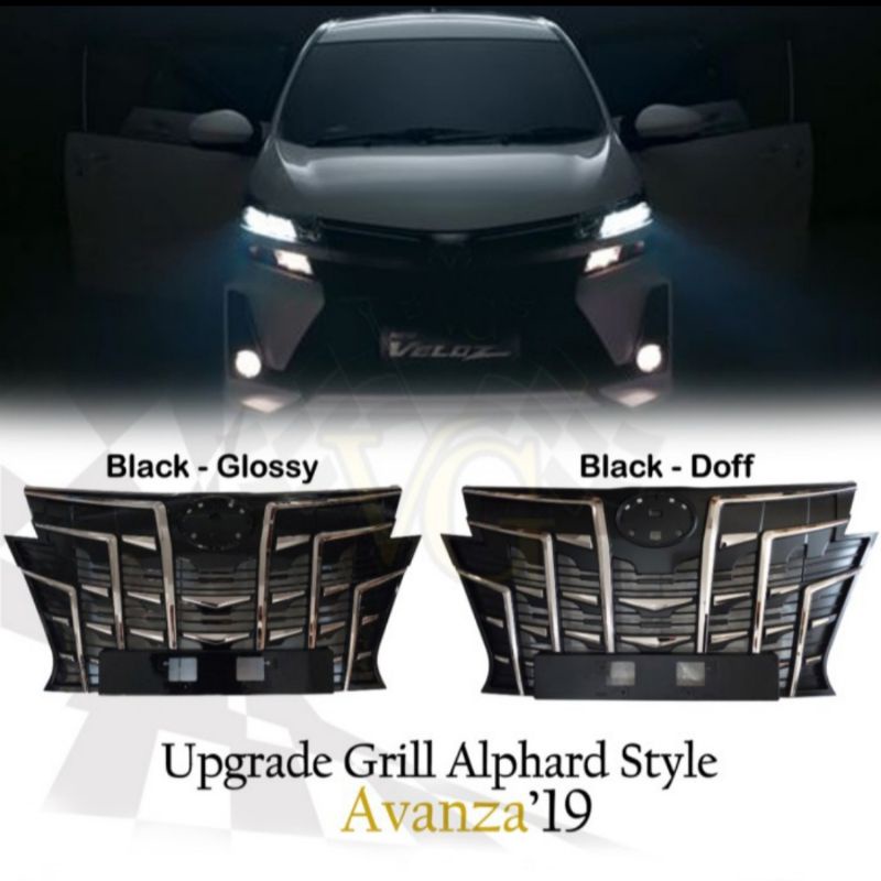 grill avanza 2019 alphard style