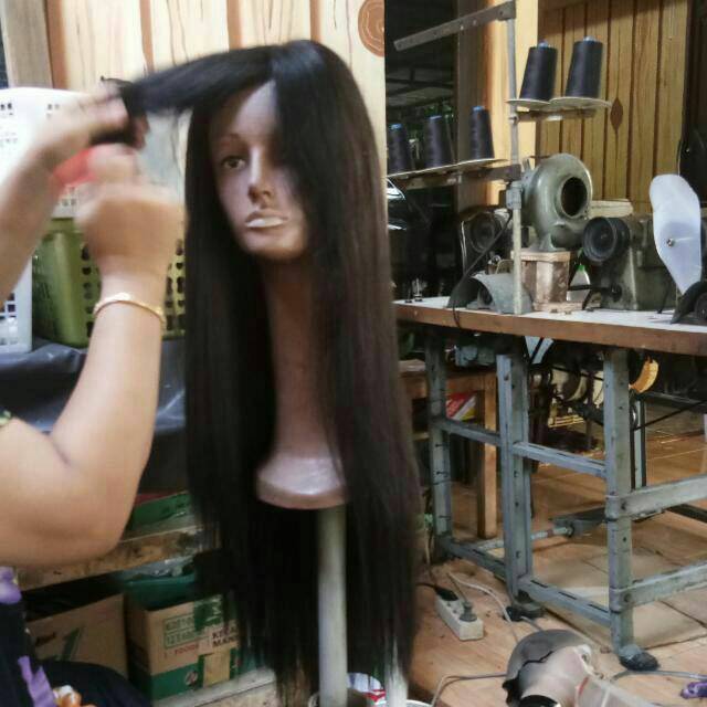 Wig Human hair 100 %rambut asli