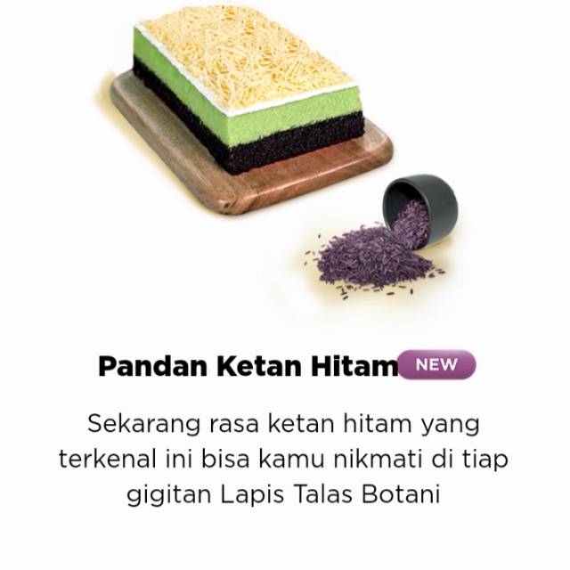 Jual Bolu lapis talas botani rasa pandan ketan hitam Shopee Indonesia
