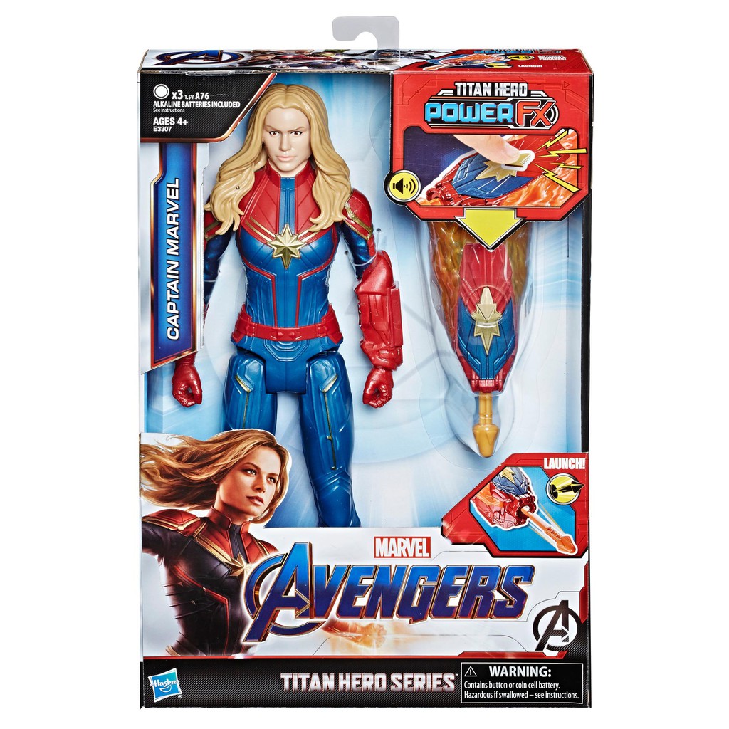 Captain Marvel Avengers Titan Hero Power FX Hasbro