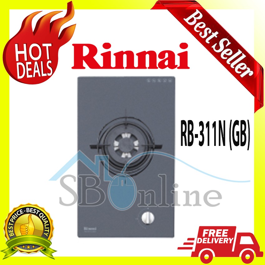 RINNAI Kompor Tanam Gas 1 Tungku - RB 311N GB